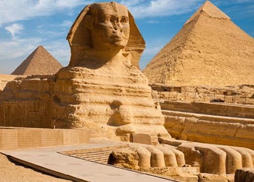 Sphinx and Pyramids
